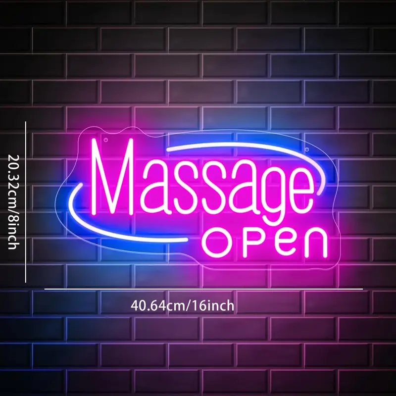 Massage Spa Open LED Neon Sign - Spa And Wellness Hotel บทวิจารณ์และราคา