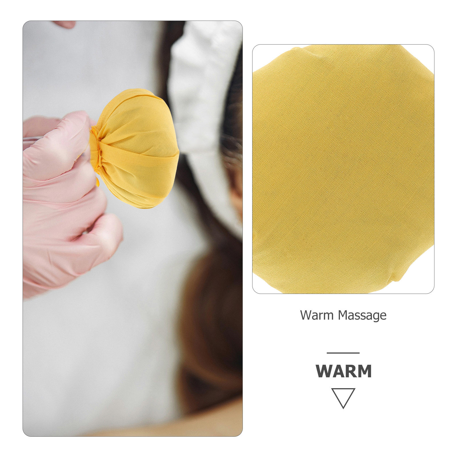 2Pcs Herbal Compress Ball Worm - Spa Wellness Nature บทวิจารณ์และราคา