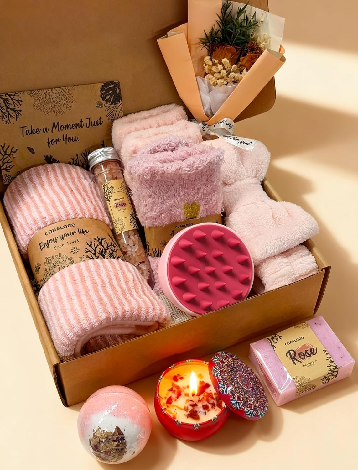 Rose Spa Gift Baskets - Natura - Spa Wellness Nature บทวิจารณ์และราคา