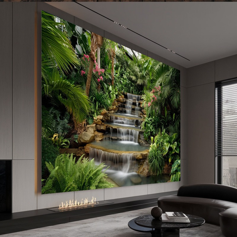 Waterfall Garden Tapestry Lush - Spa Wellness Nature บทวิจารณ์และราคา