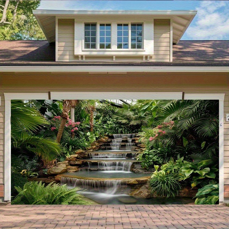 Waterfall Garden Tapestry Lush - Spa Wellness Nature บทวิจารณ์และราคา