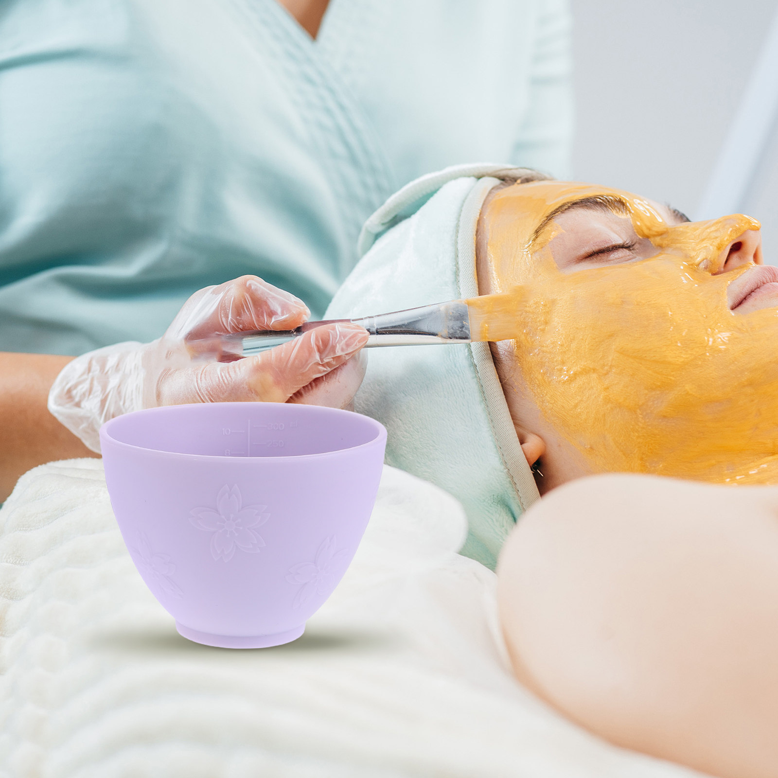 2Pcs Silicone Facial Mask Bowl - Face Mask Silicone บทวิจารณ์และราคา