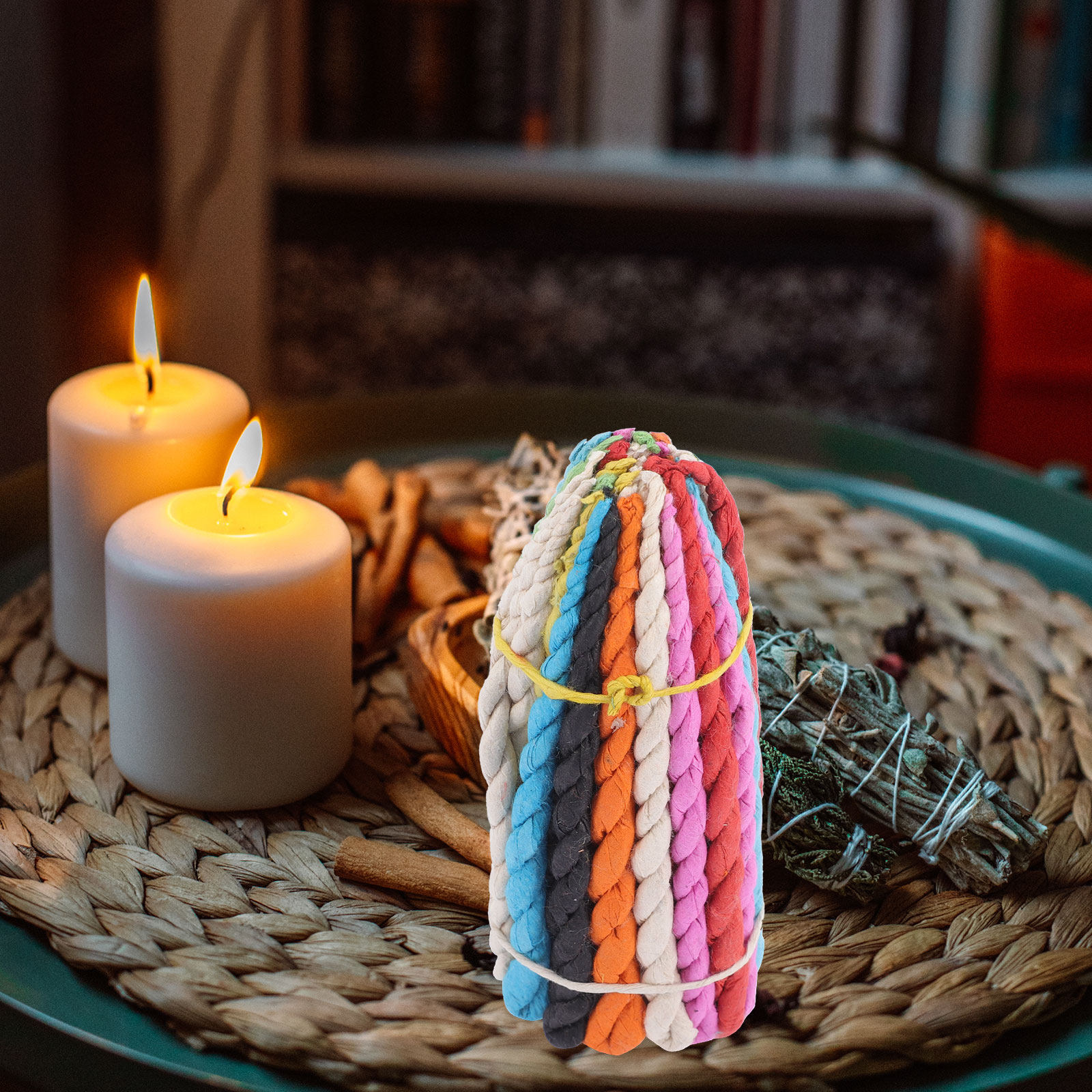 1Set Sturdy Cotton Rope Incens - Spa Wellness Nature บทวิจารณ์และราคา