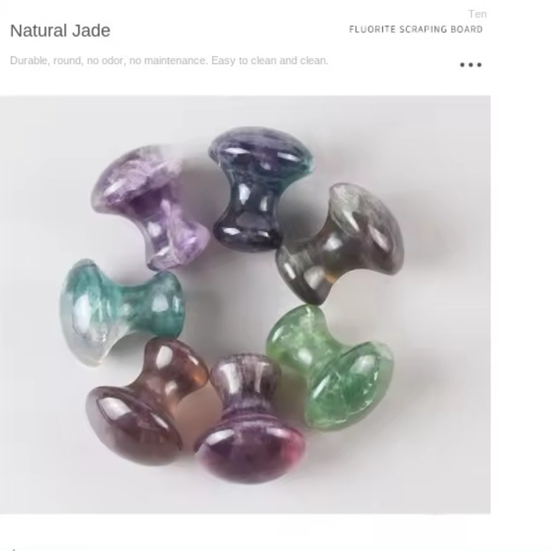 Natural Jade Massager Fluorite - Spa Wellness Nature บทวิจารณ์และราคา
