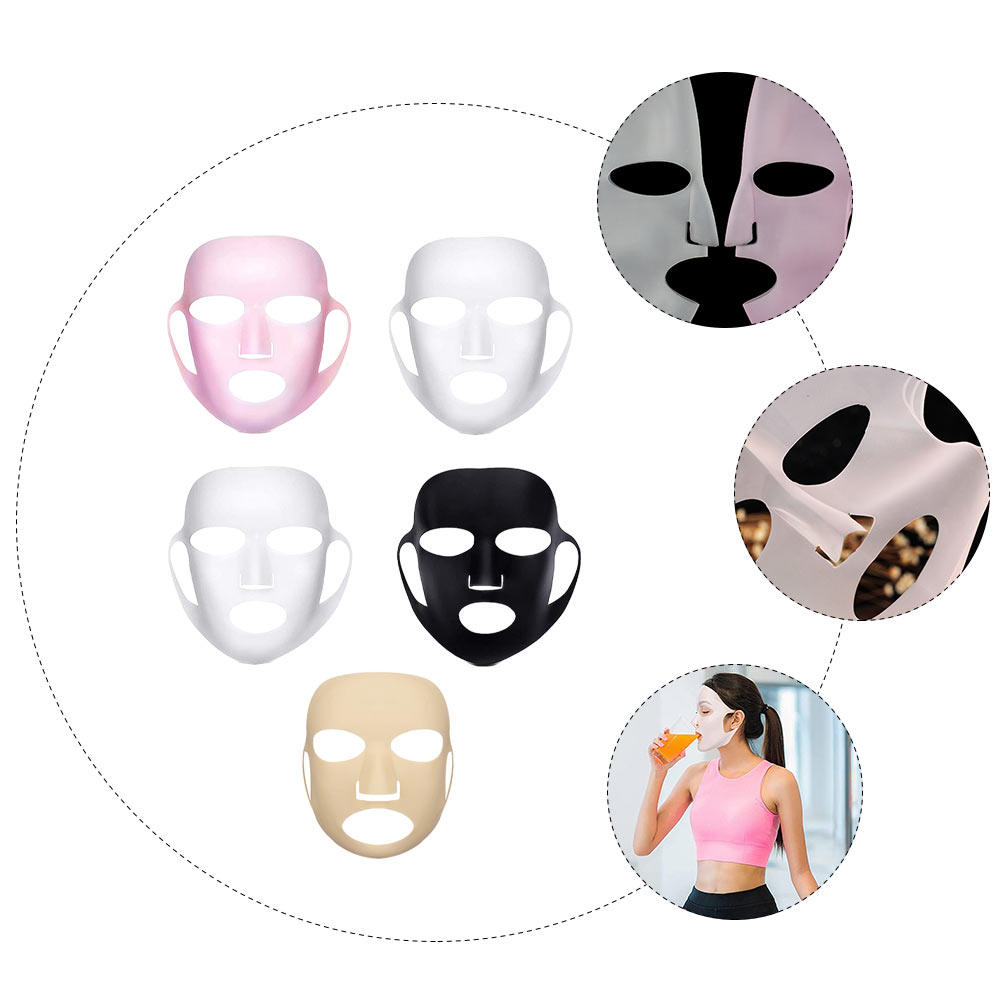 5Pcs Silicone Face Mask Cover  - Face Mask Silicone บทวิจารณ์และราคา