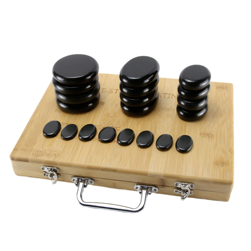Hot Basalt Stone Massage Kit – - Spa Wellness Nature บทวิจารณ์และราคา